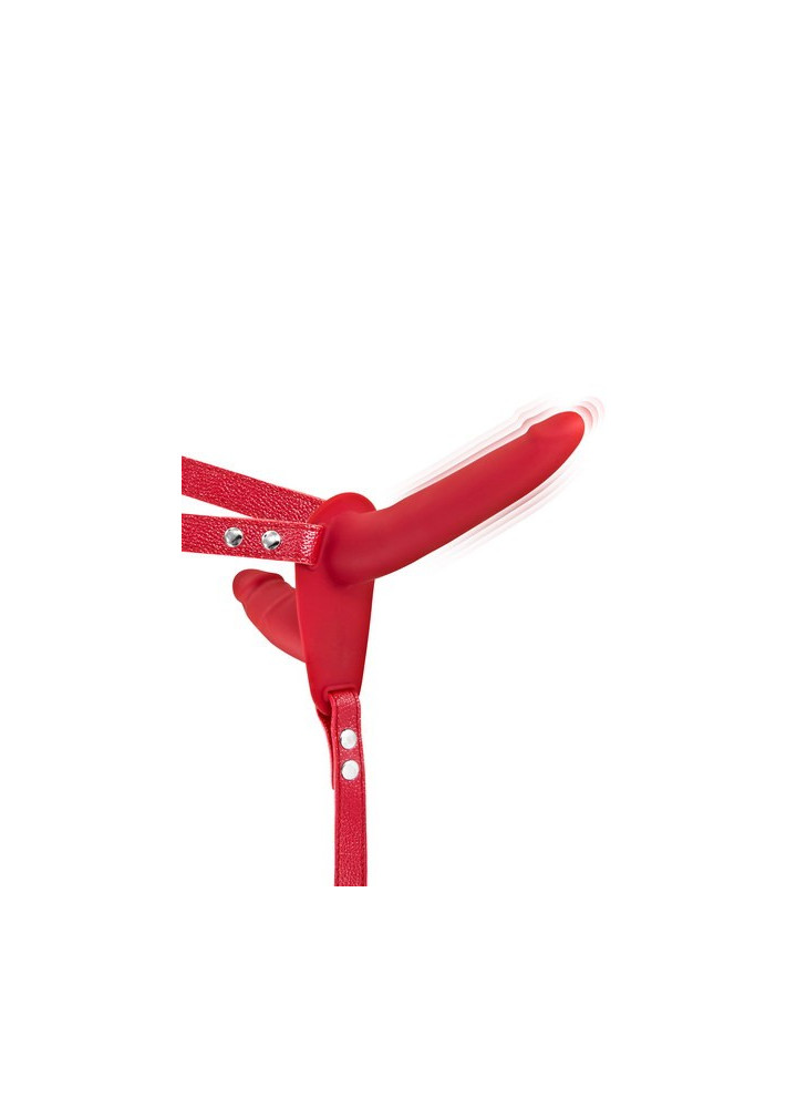 Double gode ceinture rouge vibrant - CC5310020030